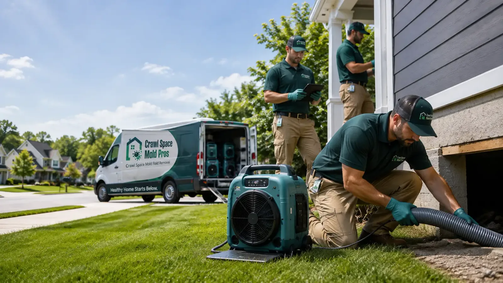 Crawl Space Mold Removal in Ashland, KS